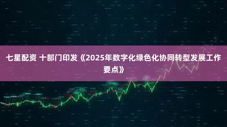 七星配资 十部门印发《2025年数字化绿色化协同转型发展工作要点》